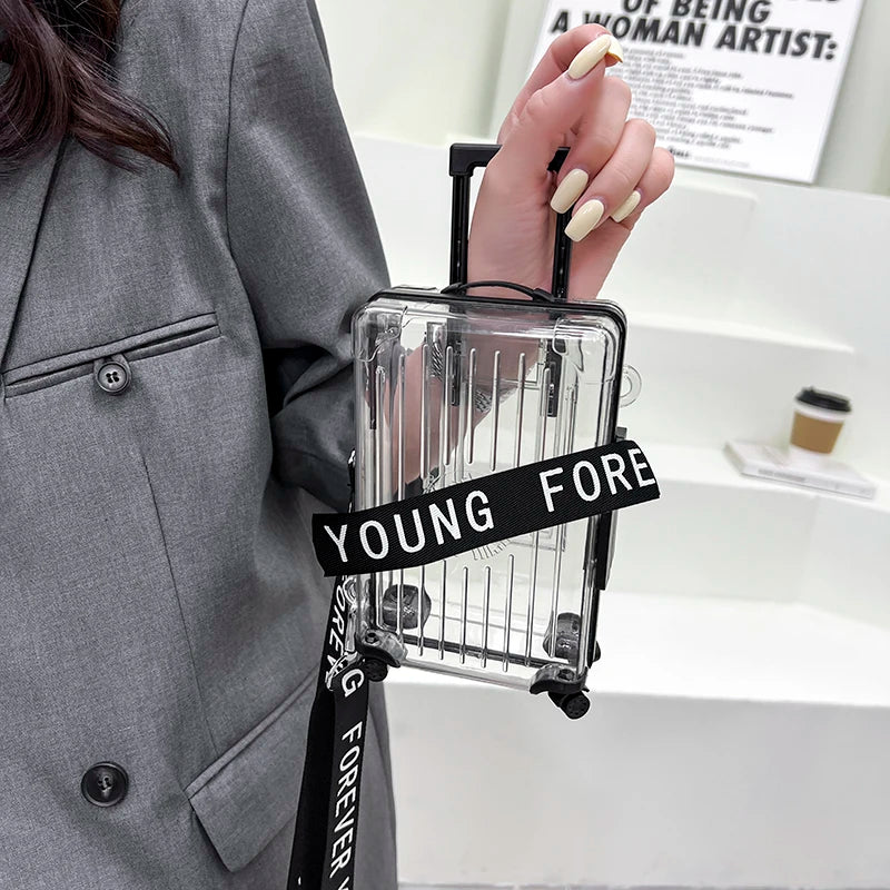 Small Transparent Crossbody Bag for Women