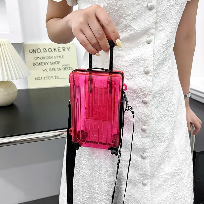 Small Transparent Crossbody Bag for Women