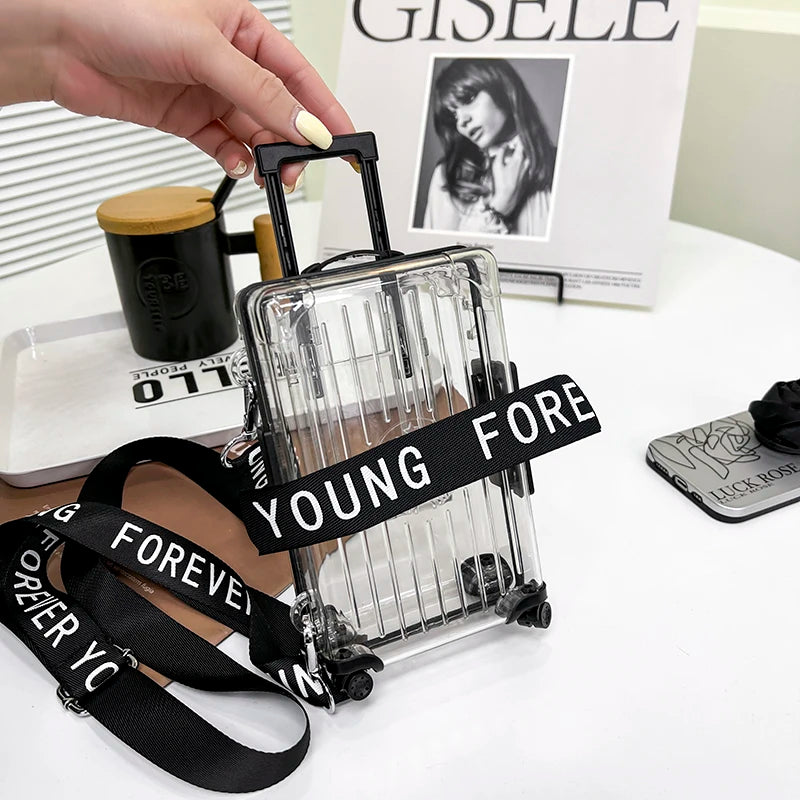 Small Transparent Crossbody Bag for Women