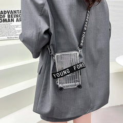 Small Transparent Crossbody Bag for Women