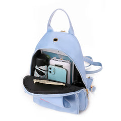 Small Women's Rucksack Oxford Cloth Girls Multifunction Small Backpack