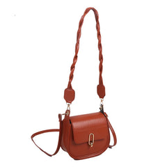 Small Square Bag Strap Solid Shoulder Messenger Bag