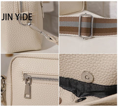 Summer PU Leather Crossbody Bag for Women, Small Flap Shoulder Bag