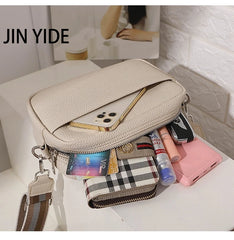 Summer PU Leather Crossbody Bag for Women, Small Flap Shoulder Bag