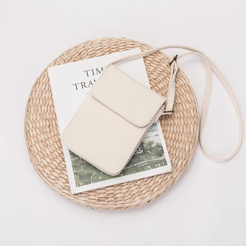 Small Fresh Female One-Shoulder Bag Girl Wild Messenger Small Cloth Bag