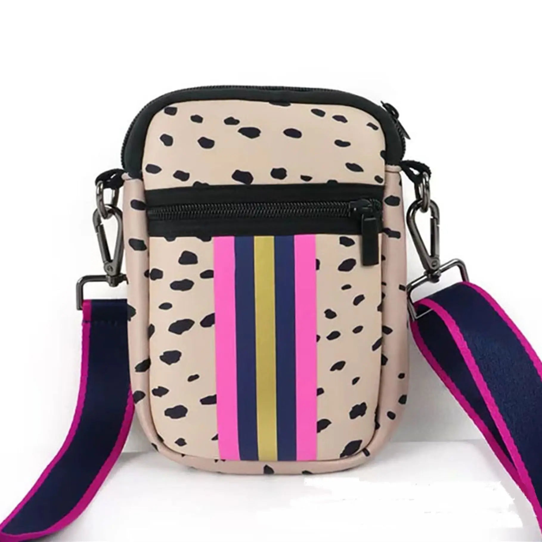 Neoprene Crossbody Phone Bag for Women, Waterproof Purse Wallet with Card Slots