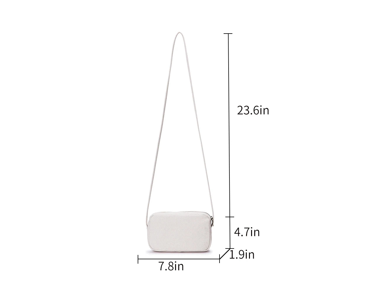 Square Bag Women's Shoulder Messenger Canvas Bag Japanese Tide