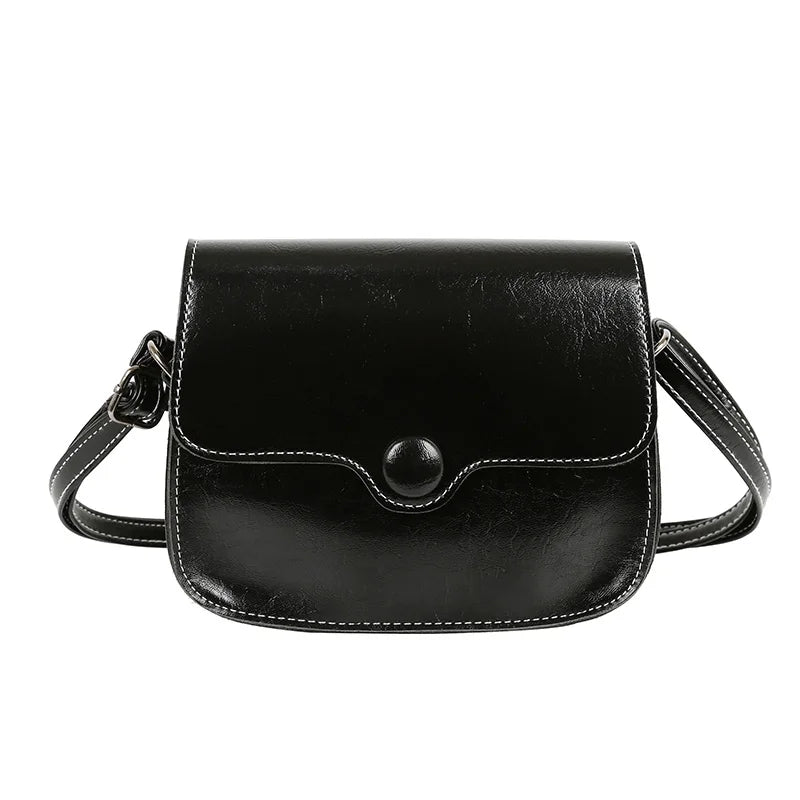 Small Vintage PU Leather Crossbody Handbag FTB074