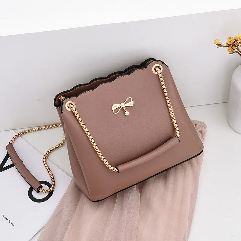 Sweet Lady Handheld Bow Tie Bag Crossbody Bag