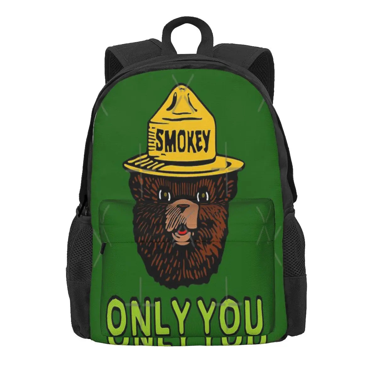 Smokey Bear You 2 Backpacks Men Women Kids Anime Backpack