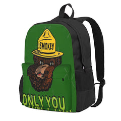 Smokey Bear You 2 Backpacks Men Women Kids Anime Backpack