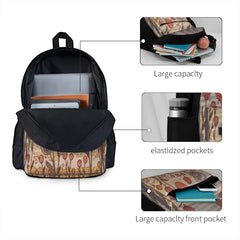 Snail In The Flowers Backpacks Men's and Women's Backpack