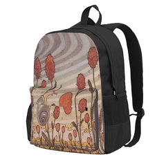 Snail In The Flowers Backpacks Men's and Women's Backpack