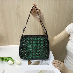Snake Print Shoulder Bag Snake-Shaped Handbag Messenger Bags Woman