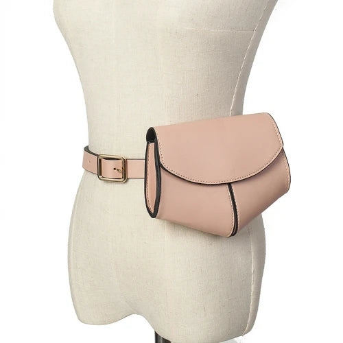 Snake Pattern Fanny Pack Women's Waist Bag Streetwear Chest Bag Mini Heart Type