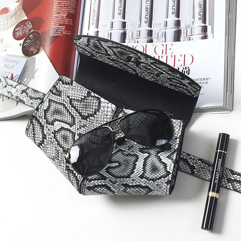 Snake Pattern Fanny Pack Women's Waist Bag Streetwear Chest Bag Mini Heart Type