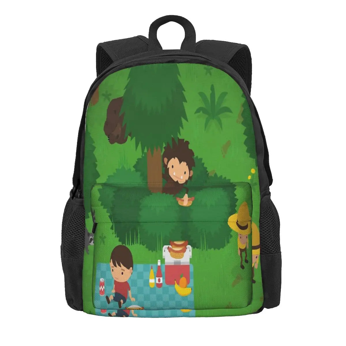 Sasquatch Picnic Backpack Vintage Men's Women's Bags