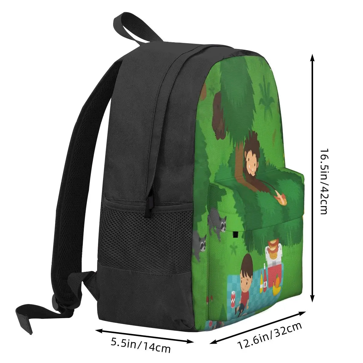Sasquatch Picnic Backpack Vintage Men's Women's Bags
