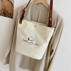 Fashion Satchel Bag for Women Canvas Tote Shopping Handbag