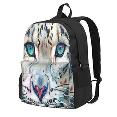 Snow Leopard 2 Backpacks Men's Women Bag Eco Friendly Back Packs Bag