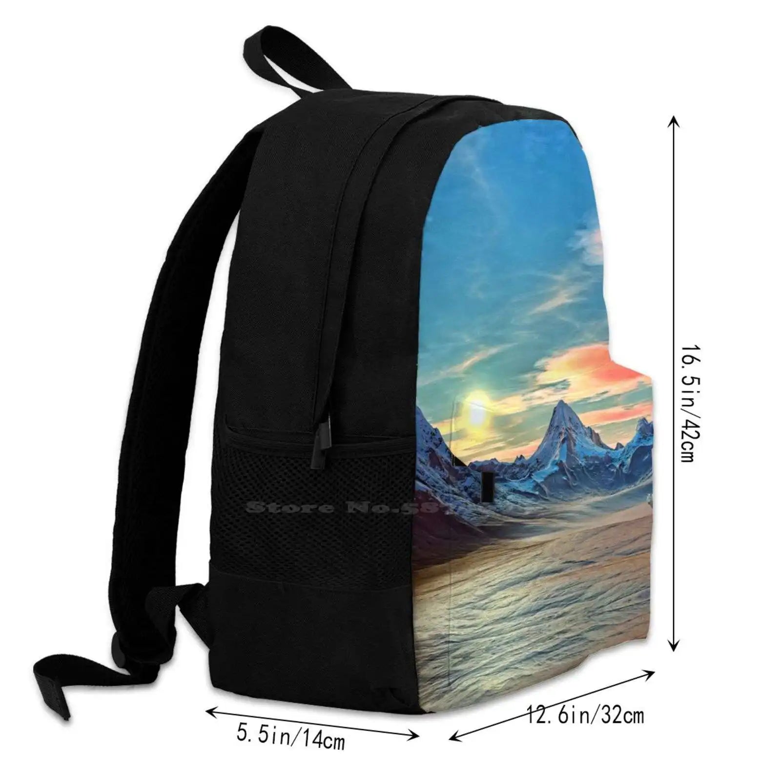 Snowblind Backpack for Men Women Teens Girls