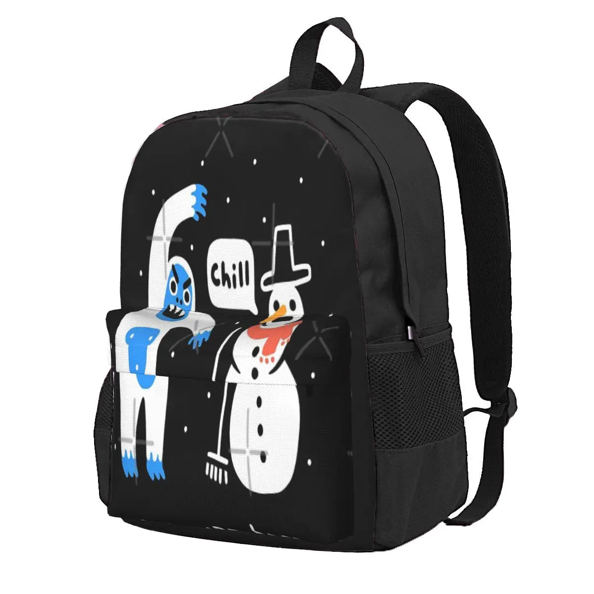Snowman Bros Backpacks Men's Women's Bag Travel Backpack