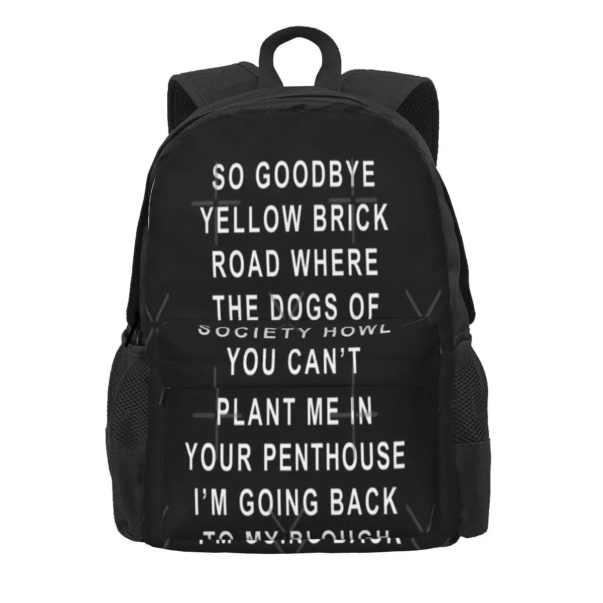 Goodbye Yellow Brick Road Backpacks - Unisex Kpop Backpack with Zip and Pockets