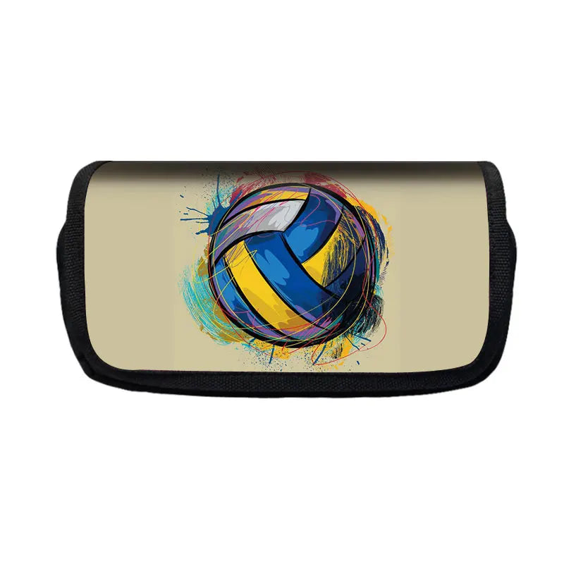 Kids Soccerly/Footbally Print Pencil Bag