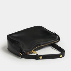 Vintage PU Leather Women Shoulder Bag Zipper Texture Cross Body