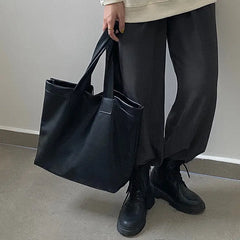 Soft PU Shoulder Bags Women Texture Underarm Totes Large Capacity