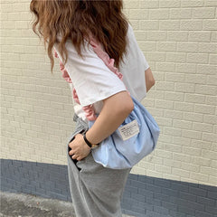 Soft Corduroy Bag Handbags for Women Shoulder Bags Eco Storage