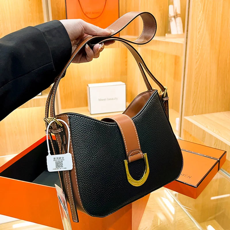 Soft Leather Women's Handbag Shoulder Crossbody Bag