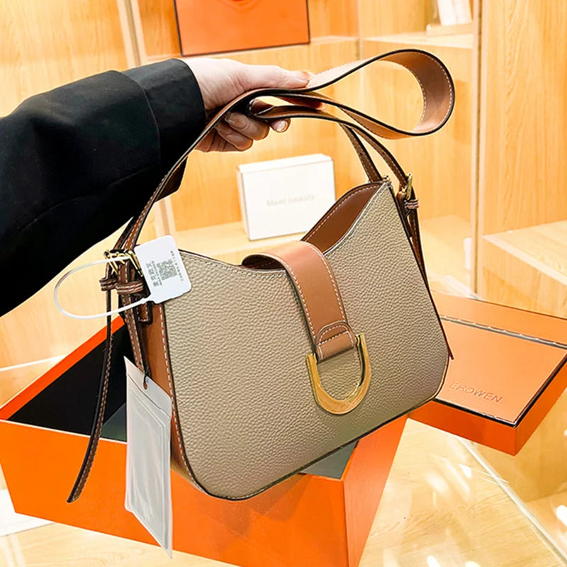 Soft Leather Women's Handbag Shoulder Crossbody Bag