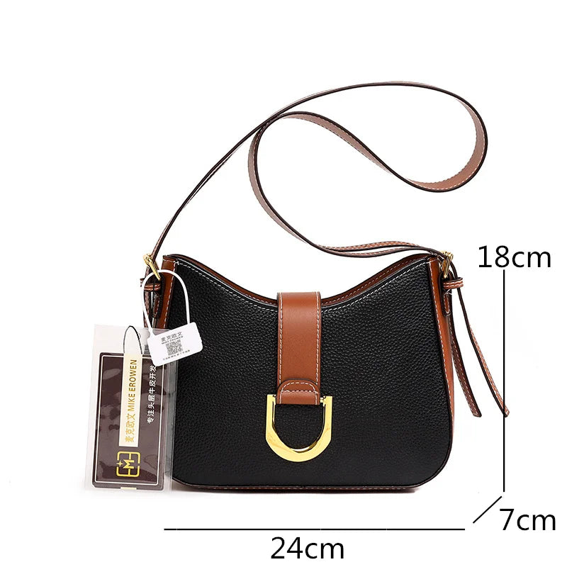 Soft Leather Women's Handbag Shoulder Crossbody Bag