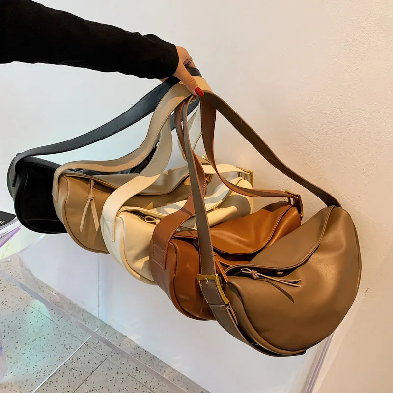 Large Capacity Handbags Solid Shoulder Bags Women Handbags Bags