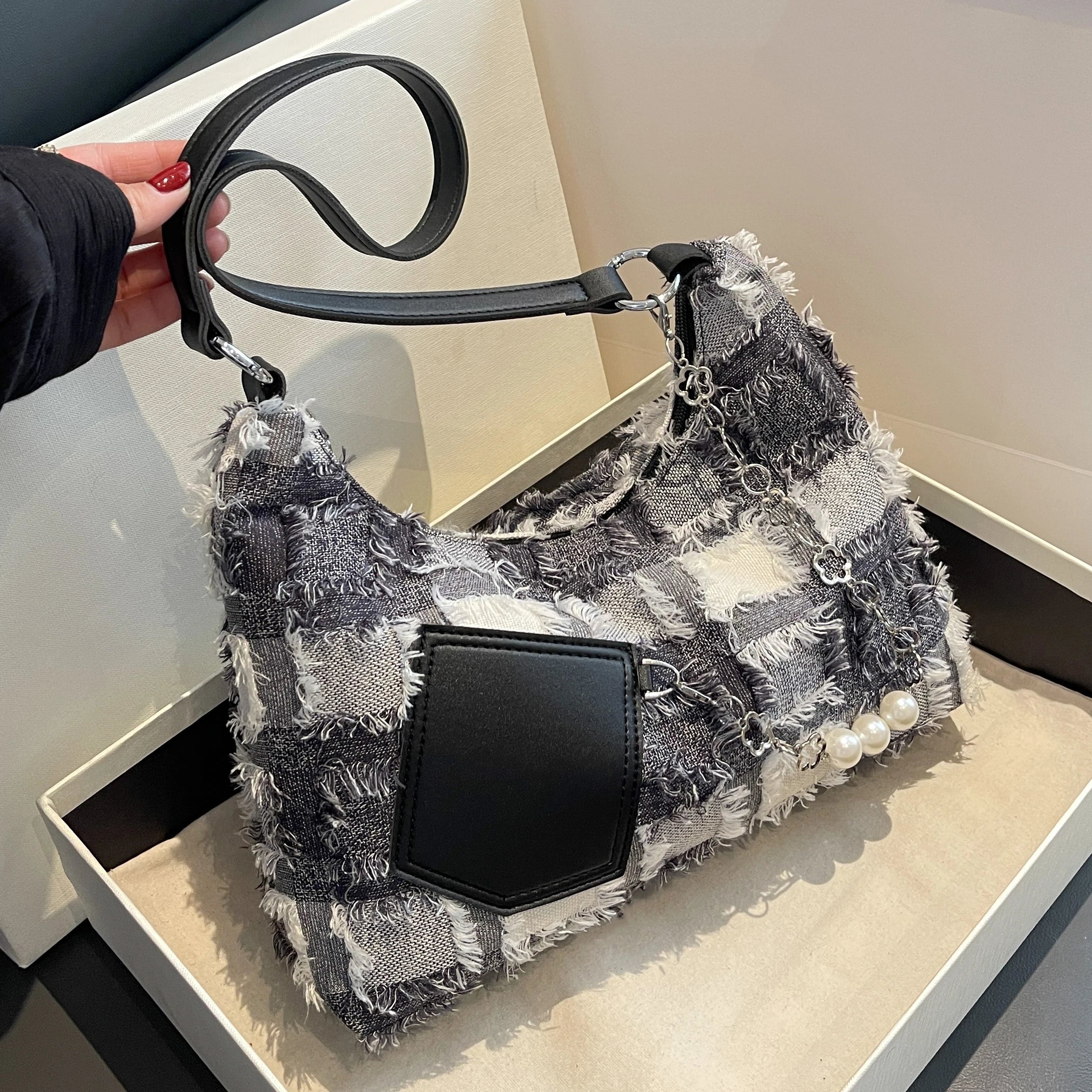 Soft Fabric Small Shoulder Crossbody Bags for Women