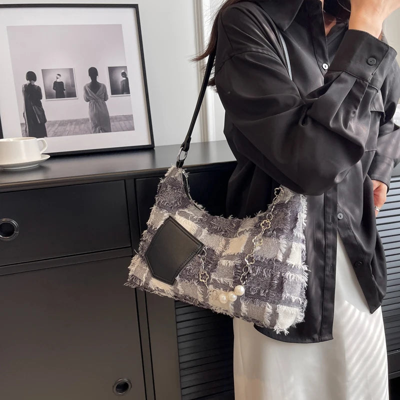 Soft Fabric Small Shoulder Crossbody Bags for Women