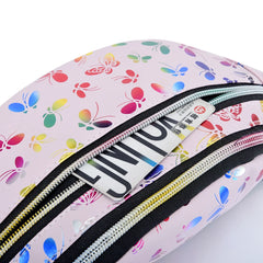 Soft Large Capacity Women Waist Packs Butterfly Printing Chest Bag
