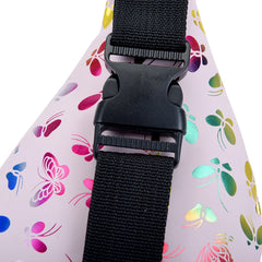 Soft Large Capacity Women Waist Packs Butterfly Printing Chest Bag
