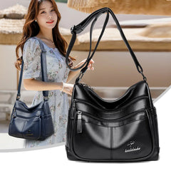 Soft Leather Shoulder Bags Women Purses and Handbags High Ladies Crossbody Bag