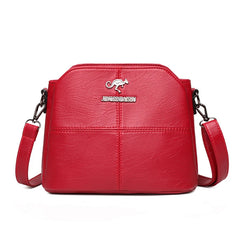 Soft Leather Middle-aged Mother Shoulder Bag All-match Casual Diagonal Bag