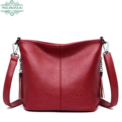 Soft Leather Hand Crossbody Bags for Women Casual Shoulder Bag Tote Bag