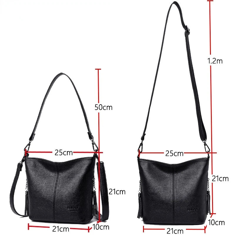Soft Leather Crossbody Bags for Women Shoulder Bag Tote Bag