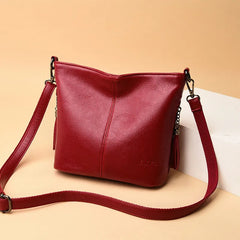 Soft Leather Crossbody Bag for Women Casual Shoulder Bag Tote Bag
