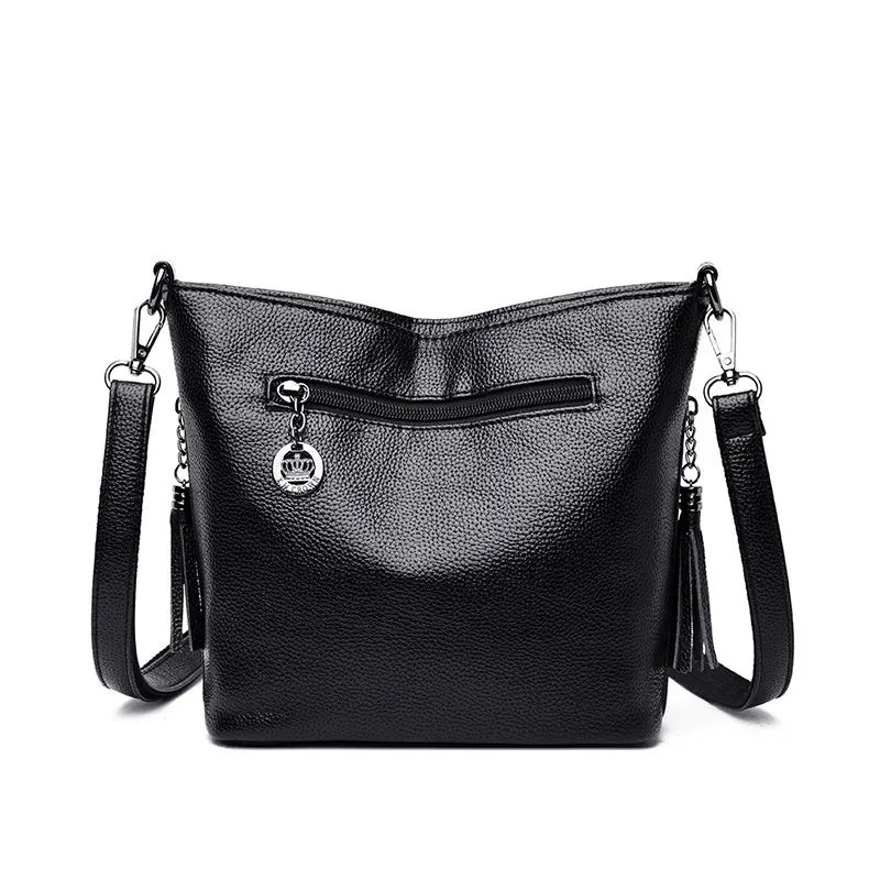 Soft Leather Crossbody Bag for Women Casual Shoulder Bag Tote Bag