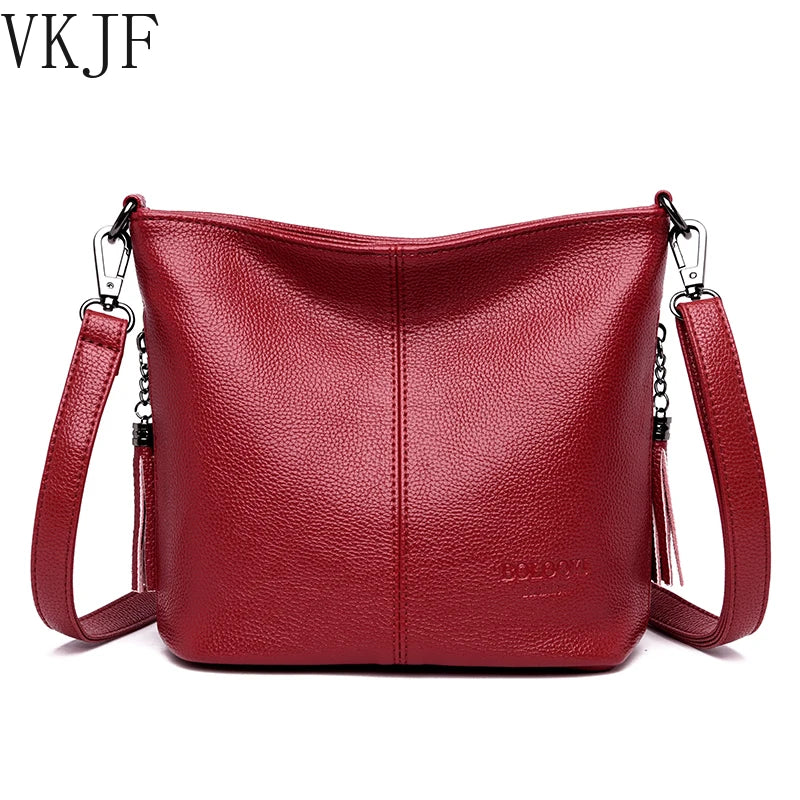 Soft Leather Crossbody Bags for Women Shoulder Bag Tote Bag
