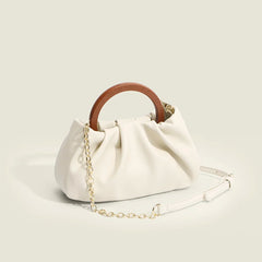 Soft Leather Handbag Autumn Winter Shoulder Bag Mini Drape Bags Ladies Purse