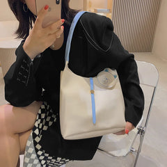 Soft Leather Handbags for Women Large Capacity Shopping Shoulder Tote Purse