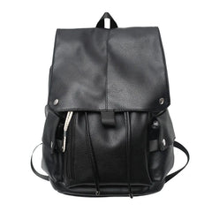 Soft Leather Men's Backpacks High Women Man Backpack Girl Back Pack Laptop Bag L