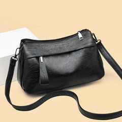 Soft Leather Texture Bag Women Elderly Ladies Messenger
